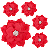 Polyester & Rhinestones Ornament Accessories DIY-WH20063-015B-6