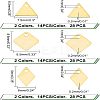 84Pcs 6 Style Brass Charms KK-FH0002-63-4