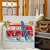 Large Plastic Reusable Drawing Painting Stencils Templates DIY-WH0202-231-7