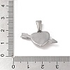 Non-Tarnish 304 Stainless Steel Pendants STAS-R232-09P-3