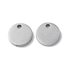 Non-Tarnish 304 Stainless Steel Charms STAS-Q308-09C-P-1