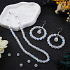 120Pcs Synthetic Moonstone Beads Strands G-PA0001-75A-4