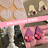 4Pcs 4 Styles Silicone Carved Molds MRMJ-SC0001-47A-7