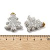 Christmas Tree Polymer Clay Rhinestone Beads CLAY-NH0001-10B-3