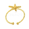 Ocean Beach Series 304 Stainless Steel Cuff Ring RJEW-Q820-02A-3