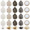 50Pcs 5 Styles Alloy Buttons BUTT-PH0001-46-1