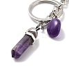 Natural & Synthetic Mixed Gemstone Keychain KEYC-M022-05-4