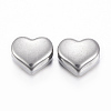Tarnish Resistant 304 Stainless Steel Beads STAS-H398-25P-1