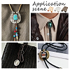 6Pcs 3 Colors Zinc Alloy Bolo Tie Slider Clasps FIND-PH0023-92B-3