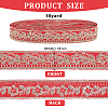 Ethnic Style Embroidery Polyester Ribbons OCOR-WH0060-33B-2