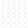 90Pcs 3 Size 316 Surgical Stainless Steel Hoop Earrings Findings STAS-UN0039-41-1