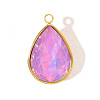 304 Stainless Steel Glass Pendants STAS-H230-93G-1