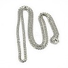 Trendy Unisex 304 Stainless Steel Curb Chain Necklaces X-NJEW-L043A-23P-1