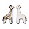Unfinished Natural Poplar Wood Pendants WOOD-N006-58-2