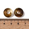 Watermelon Stone Glass European Large Hole Beads G-Q442-04-3