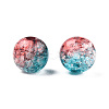 Transparent Crackle Acrylic Beads CACR-N002-14-1