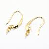 Brass Earring Hooks KK-L151-02G-NR-1