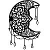 Iron Wall Art Decorations HJEW-WH0067-085-1