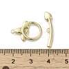 Brass Toggle Clasps KK-C048-06G-4