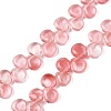 Cherry Quartz Glass Beads Strands G-T138-124-1