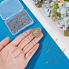 50Pcs 304 Stainless Steel Curb Chain Extender STAS-UN0058-47P-3