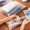 32Pcs 4 Styles Frosted PE Jewelry Zip Top Storage Bags ABAG-TA0001-30-6