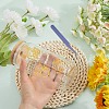 Nickel Metal Waterproof Self-Adhesive Picture Stickers DIY-WH20016-058-5