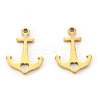 PVD Vacuum Plating 304 Stainless Steel Charms STAS-N092-100G-2
