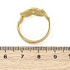 304 Stainless Steel Open Cuff Ring for Women LS-RJEW-Z083-02G-03-5