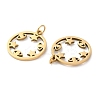 Ion Plating(IP) 304 Stainless Steel Pendants STAS-Q333-25G-2