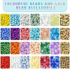 DIY Alloy & Polymer Clay & Glass Earring/Bracelets Jewelry Making Kits DIY-FS0007-29-2