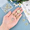 20PCS 2 Colors 201 Stainless Steel Pendants STAS-DC0004-13-3