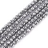 Non-Magnetic Synthetic Hematite Beads Strands G-G093-3mm-1