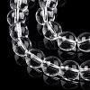 Baking Paint Transparent Glass Round Bead Strands DGLA-Q022-8mm-01-2