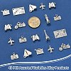 45Pcs 9 Styles Tibetan Style Alloy Pendants FIND-YW0007-19-3