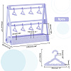 Opaque Acrylic Earring Display Stands EDIS-WH0029-16D-2