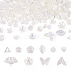 182Pcs 100G Transparent Acrylic Beads OACR-TA0003-66A-1