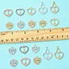 18Pcs 9 Styles Rack Plating Alloy Pendants FIND-FS0003-10-5