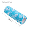 Snowflake Deco Mesh Ribbons OCOR-BC0006-05L-4