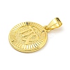 Brass Pendants KK-P263-14G-07-2
