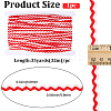 Polypropylene Fiber Wavy Fringe Trim Ribbon OCOR-GF0004-41-2