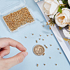 500Pcs Brass Beads KK-ME0001-72-3