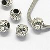 Alloy European Beads PALLOY-S082-11-1