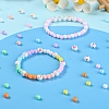 DIY Round Letter Beads Bracelet Making Kit DIY-YW0004-96-7