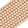 Eco-Friendly Dyed  Glass Pearl Round Beads Strands HY-A002-8mm-RB064-1
