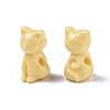 Opaque Acrylic Kitten Beads X-MACR-S830-02-2