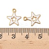 304 Stainless Steel Enamel Charms STAS-U057-13G-01-3
