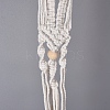 Handmade Cotton Rope Hanging Planters Sets LS-AJEW-WH0112-05-9