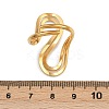 304 Stainless Steel Open Cuff Rings for Women RJEW-K303-06G-3
