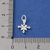 925 Sterling Silver Pave Clear Cubic Zirconia Star Charms STER-K181-01B-S-3